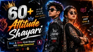 Attitude Shayari for Boys and Girls in Hindi